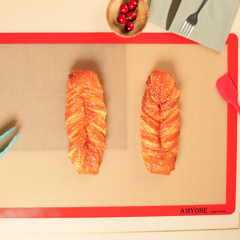 Silicone Baking Mats for Full Size Sheet Pan, Non-Stick Baking Sheet Liners for Cookies, Pastries, Chicken
