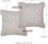 VHC Brands Hatteras Bedding Accessory, Euro Sham 26x26, Blue