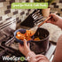 WeeSprout Bamboo Kids Bowls, Set of Four 15 oz Kid-Sized Dinnerware, Dishwasher Safe