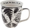 Karma Gifts 16 oz Black and White Boho Mug Beetle, Cute Ceramic Coffee and Tea Mug