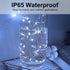 12 Pack 7FT 20LED Led Fairy Lights - White, Battery Operated LED Silver Wire String Lights, Mini Firefly Starry String
