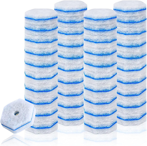 Wizia 40 Count Disposable Toilet Brush Refills - Compatible with Most Toilet Brushes,