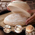 MarzeMuun Set 2 (9 inch 4 Banneton Bread Proofing Basket - Proofing Basket of Round) - Natural Rattan Banneton