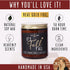 Fall Candles - 'It's Fall Yall' Candle with Apple Cinnamon & Nutmeg, Essential Oils, 9oz Jar, 50Hr Burn