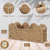 Kortimu Paper Rope Guest Towel Holder: Boho Scalloped Handwoven Napkin Tray, Holds Disposable Hand Towels & Paper