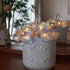 13ft 20 YOLIGHT Fiber Optic Flower String Lights Battery Operated with Timer, LED Flower Garland Lights Fairy Decor