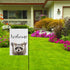 Welcome Raccoon Garden Flag, 12x18 Inch Vertical Double Sided, Spring Summer Outdoor Decorative Flag for Patio