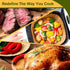 Large Air Fryer Disposable Paper Liners, 125 Pcs Parchment Paper Liner for 5-8QT Air Fryer