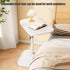 360 Pedestal Adjustable C Shaped End Tables for Small Spaces Side TableDesktop can Turn and The Height of The Sofa Side