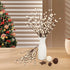 12Pcs NBGV Winter Decorations Artificial Berry Stems White Berry Picks for Christmas Holiday Flower Arrangements Home