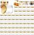 Tanlade 60 Pcs 3 oz Clear Plastic Jars with Lids Wide Mouth