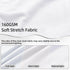 6 Packs White Spandex Stretch Folding Chair Covers for Wedding Party,Universal Fitted Washable Dining Seat Slipcovers