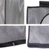 Breathable Mesh Laundry Hamper, Foldable Hanging Storage Basket, Portable Space Saving Bag (Black)