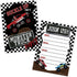 Monster Truck Birthday Party Invitations for Boys, 20 Count with Envelopes, Kids Truck Rally Invites