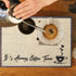 Coffee Bar Mat - Coffee Station Mat for Coffee Machine, Espresso Accessories for Coffee Bar (Style B)