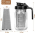 Cold Brew Coffee Maker, 32oz Pitcher with Stainless Steel Super Dense Filter, Durable Glass, BPA Free