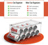 Soda Can Dispenser for Refrigerator with Lid - Durable Drink Organizer, Stackable BPA Free, Holds 9 Cans