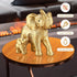 Ylncicn Elephant Statue - Elephant Decor - Mom Gifts - Elephant Gifts for Women - Home Decor Office Bookshelf TV Stand