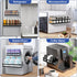 2 Pack Uten Large Magnetic Spice Rack for Refrigerator, Enhanced Magnetic Shelves, Magnetic Shelf Moveable Fridge