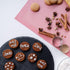 Perforated Baking Mats, 2 PCS Pink Eclair Silicone Mat for Half Sheet, Non-Stick Oven Liners for Cookies and Pastry