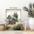 Farmhouse Canvas Wall Art, Old Tractor Pictures, Rustic Barn Prints for Country House 16x24in