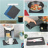 Silicone Trivets for Hot Dishes, Set of 2 Black Heat Resistant Mats for Kitchen, Silicone Pot Holders for Pots & Pans