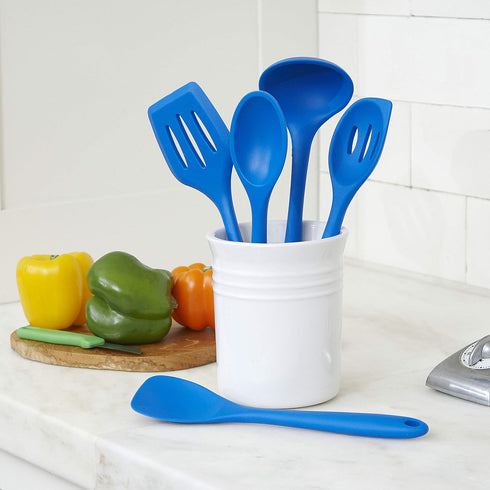 Better Houseware 5Piece Silicone Cooking Utensil Set, , Blue by Better Houseware