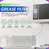 Microwave Grease Filter Replacement, 13" x 4.7", WB06X10288 Compatible with GE Microwave, 2-Pack