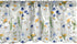 Ambesonne Flower Window Valance, Rustic Wild Flowers Poppies and Daisies Scenery, 54" X 18", Blue Yellow