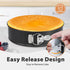Springform Pan 9 Inch Nonstick Cheesecake Pan with Protector - Leakproof Spring Form Pan for Baking, 9 Inch with 50Pcs