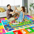 DINSUMRUG (78.7X59 INCH, Kids Rug for Playroom, Farm Play Mat, Sea Animal Alphabet ABC Educational Rug, Floor Play Mat