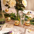 24 Homemory Pcs Gold Votive Candle Holders, Round Mercury Glass Candle Holder, Tealight Candle Holders for Table