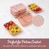 Bentgo 20-Piece Reusable BPA-Free 2-Compartment Containers - Lightweight, Durable, Microwave, Freezer, Dishwasher Safe