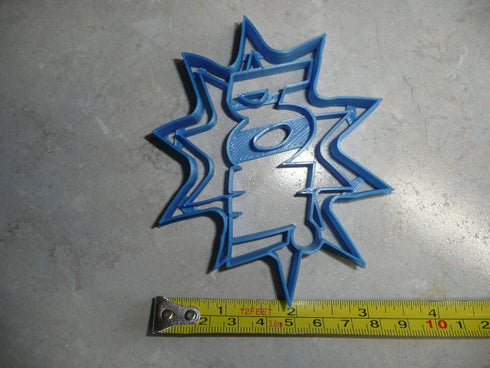 POW SIGN QUOTE SUPERHERO COOKIE CUTTER, MADE IN USA PR3196