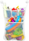 S&T INC. Bath Toy Storage Net with Pockets for Tub, Shower Caddy