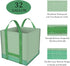 CDLXSH 32 Bushes(2-Pack 32Gallons) Gallons Reusable Garden Waste Bags, Yard Waste Bags, Lawn/Leaf Bags, Heavy Duty