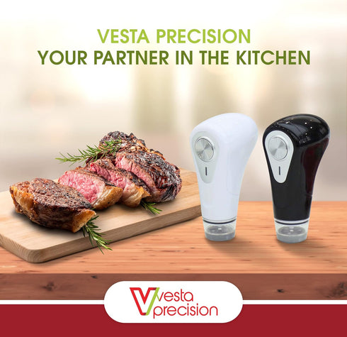 Vesta Precision Vacuum Sealer - Handheld Vac 'n Seal, Compact Design, Fast & Powerful, Extends Food Freshness
