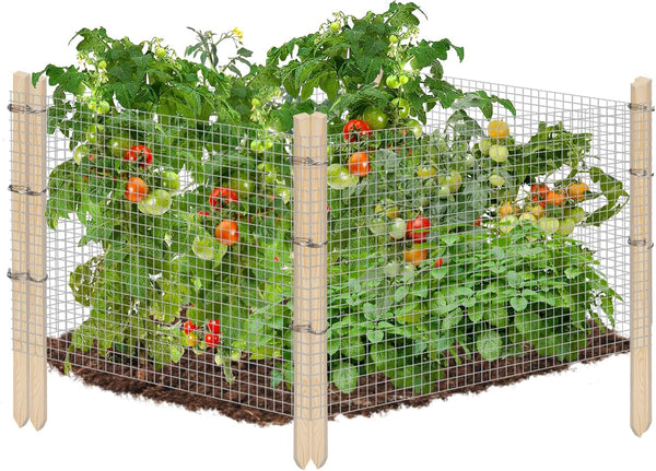 Ease to Install Garden Fence Animal Barrier Set - Included 15.8ft x