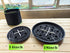 NIMYAU Stand,4-Pack 14 inch, Plastic Plant Saucer Elevated Plant Saucer Self-Watering Fabric Pot Base, Use Nonwoven