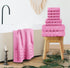 YRALY 8 Set, 600 2 2 4 Piece Luxury Towel GSM Ring Spun Cotton, Soft & Absorbent Viscose Stripe Towels, Bath, Hand