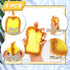 Cute Crochet Scrubbies - No Odor Non-Scratch Reusable Scrub for Kitchen and Household Use, 5PCS