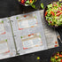 Full Size 4x6 Recipe Card Protectors: Pack of 50 Top-Loading Crystal Clear Sleeves for 3 Ring Binders