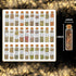 HOOMUU 30 Pack Witchcraft Herbs and Flowers, Essential Mixed Dried Herbal Box for Wicca Altar Rituals, Pagan Magic