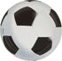 3D Soccer Black & White Paper Round Dessert Plates, 7" (8ct) for Sports Enthusiasts