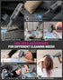 Handheld Car Vacuum Cleaner Cordless - 15000PA High Power Portable Vacuum & Air Duster