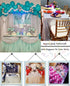 Silver Sequin Tablecloth, 50" x 80" Rectangle Sparkle Table Cover, Glitter Metal Table Overlay for Parties, Weddings,