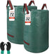 Yujelinn 72 & 32 Gallon Reusable Yard Waste & Lawn and Leaf Bags