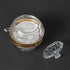 IVOOBR Spoon,10 oz Clear Acrylic Sugar Bowl with Lid and Sugar Container for Coffee Bar Accessories, Sugar