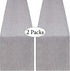 B-COOL Gray Burlap Table Runner, 2 Packs 13x108 Inch Jute Fabric for Boho Crafts Holiday Decor