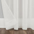 No. 918 Emily Sheer Voile Grommet Curtain Panel, 59" x 63", Eggshell Off-White